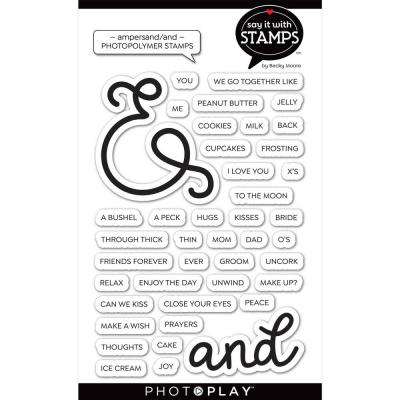 PhotoPlay Say It With Stamps Clear Stamps - Ampersand And